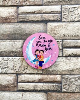 To the Moon and Back Wall plate