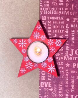 Snowflake Star Candle Holder