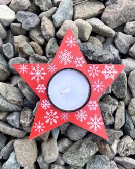 Snowflake Star Candle Holder