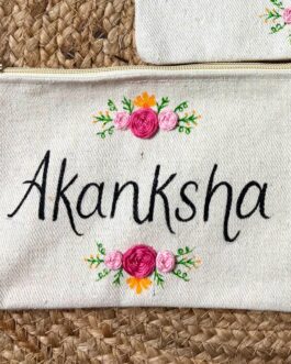 Customised Name Pouch